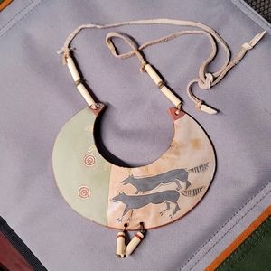 Handmade Indian Pottery Necklace